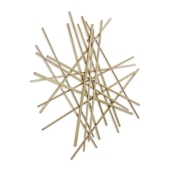 Abstract Metal Bar Wall Plaque-Kirkland's Home Cheap