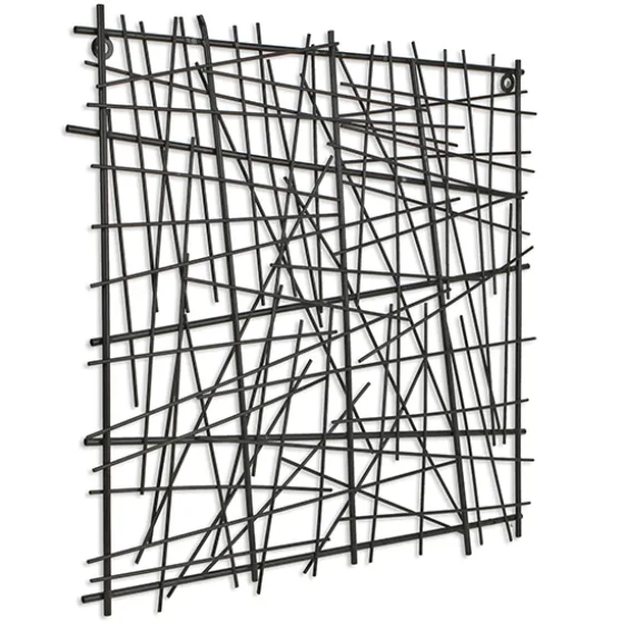Abstract Square Metal Wall Plaque-Kirkland's Home Fashion