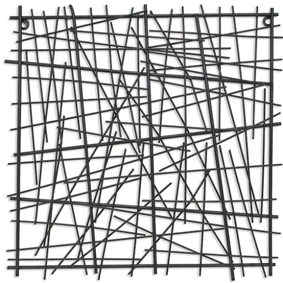 Abstract Square Metal Wall Plaque-Kirkland's Home Fashion