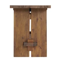 Aged Brown Acacia Wood Board Bench-Kirkland's Home Cheap