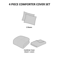 Alaya 4-Pc. California King Waffle Duvet Set-Kirkland's Home Fashion
