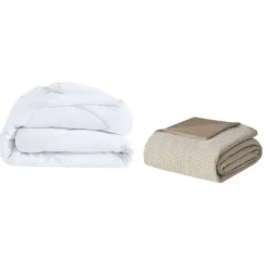 Alaya 4-Pc. Full/Queen Waffle Duvet Set-Kirkland's Home Shop