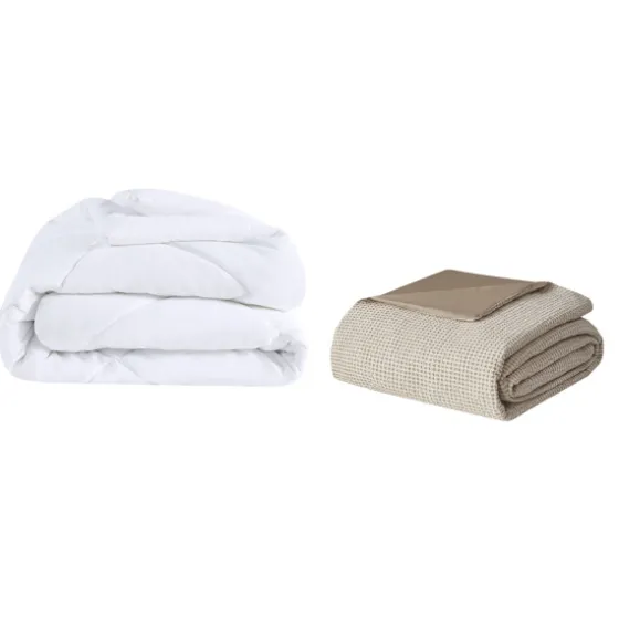 Alaya 4-Pc. Full/Queen Waffle Duvet Set-Kirkland's Home Shop