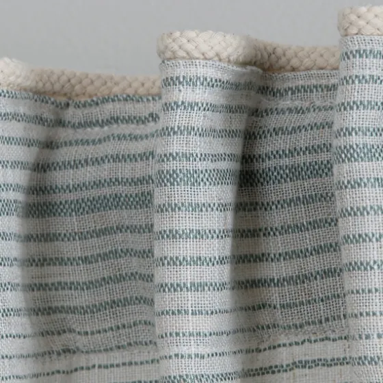 Aloe Plaid Pleated Single Curtain Panel, 84 In.-Kirkland's Home New