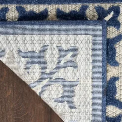 Aloha Blue Geometric Indoor/Outdoor Area Rug, 9X12-Kirkland's Home Cheap