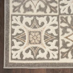 Aloha Ivory Geometric Indoor/Outdoor Area Rug, 3X5-Kirkland's Home Flash Sale