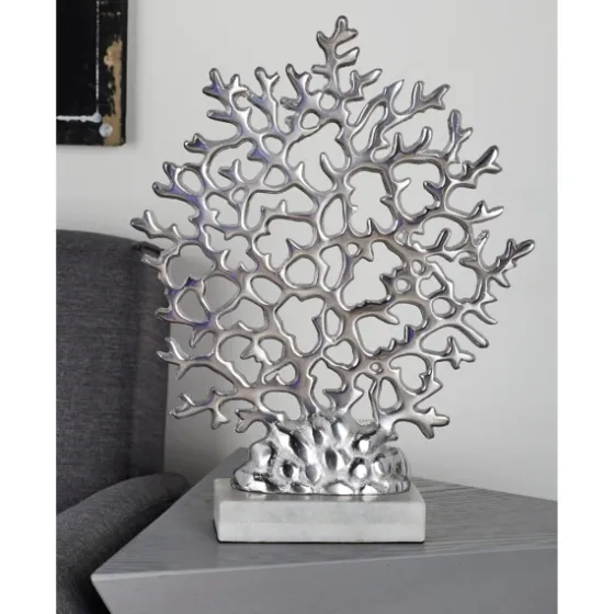 Aluminum And Marble Coral Statuary-Kirkland's Home Store