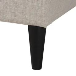 Amala Beige Button Tufted Queen Bed Frame-Kirkland's Home New