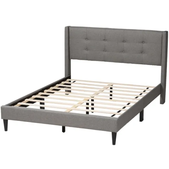 Amala Button Tufted Queen Bed Frame-Kirkland's Home Online