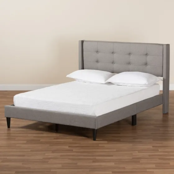 Amala Button Tufted Queen Bed Frame-Kirkland's Home Online