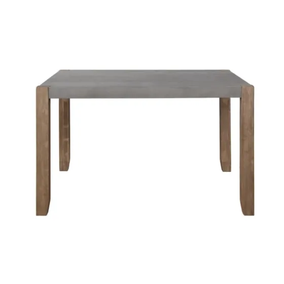 Amber Wood Faux Concrete Top Dining Table-Kirkland's Home Clearance
