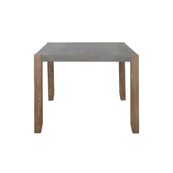 Amber Wood Faux Concrete Top Dining Table-Kirkland's Home Clearance