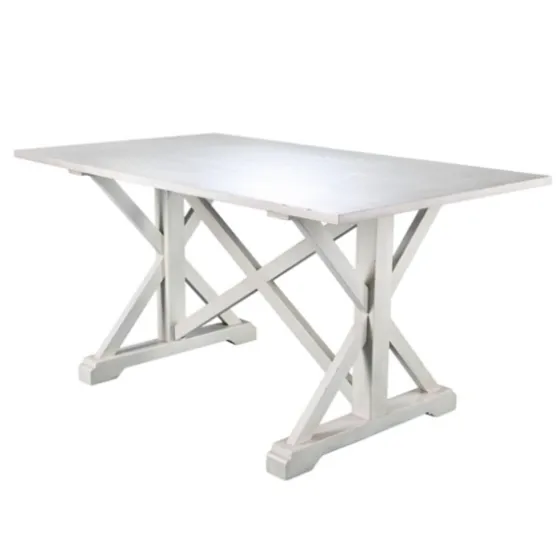 Annalise Distressed Farmhouse Dining Table-Kirkland's Home New
