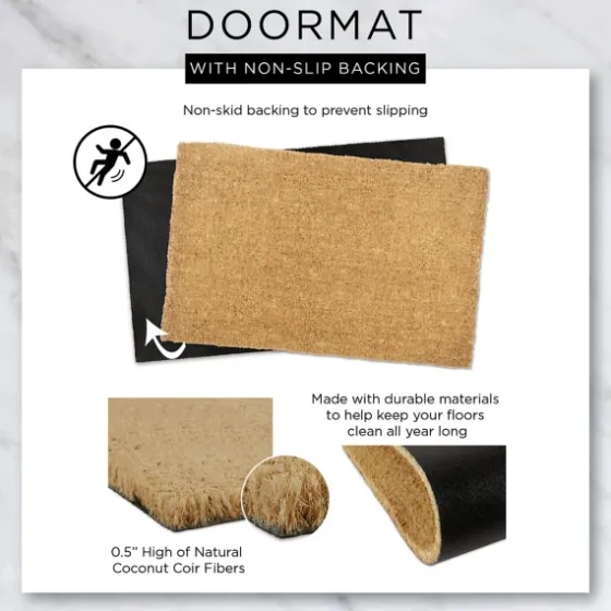 Apple Hello Doormat-Kirkland's Home Clearance
