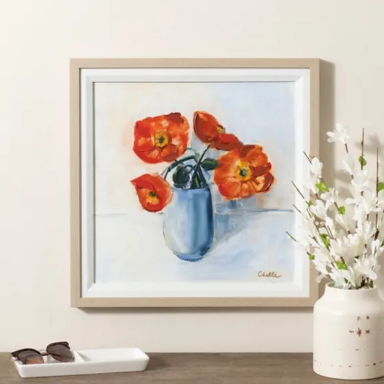 August Poppies Framed Art Print-Kirkland's Home Online