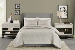 Ayesha Curry Woven Diamonds Queen 3-Pc. Duvet Set-Kirkland's Home Flash Sale