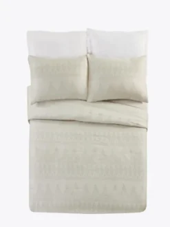 Ayesha Curry Woven Diamonds Queen 3-Pc. Duvet Set-Kirkland's Home Flash Sale