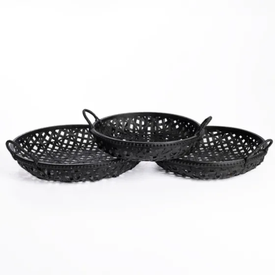 Bamboo Woven Trays, Set Of 3-Kirkland's Home Discount