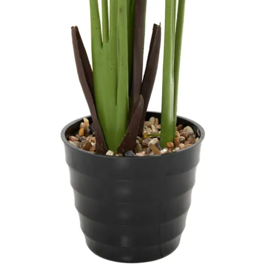 Banana Tree In Ribbed Rock Planter-Kirkland's Home Shop