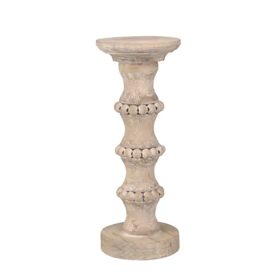 Banded Bead Wood Candle Holder, 13 In.-Kirkland's Home Hot