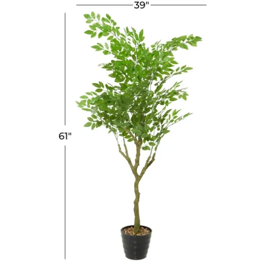 Banyan Tree In Ribbed Rock Planter-Kirkland's Home Shop