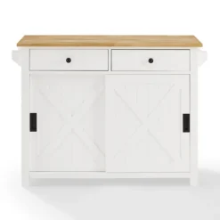 Barn Door Kitchen Cart-Kirkland's Home Online
