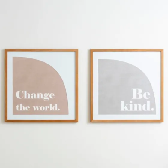 Be Kind Framed Wall Plaque-Kirkland's Home Discount