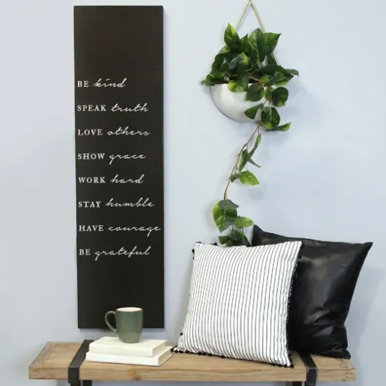 Be Kind Speak Truth Wall Plaque-Kirkland's Home Online