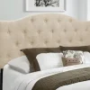 Beige Bryne Button Tufted Full/Queen Headboard-Kirkland's Home Best