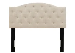 Beige Bryne Button Tufted Full/Queen Headboard-Kirkland's Home Best