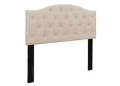 Beige Bryne Button Tufted Full/Queen Headboard-Kirkland's Home Best