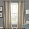 Beige Burlap Knotted Curtain Panel Set, 108 In.-Kirkland's Home Cheap