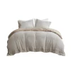 Beige Waffle Weave 3-Pc. Queen Duvet Cover Set-Kirkland's Home Shop