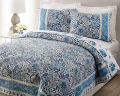 Bisou Floral Full/Queen 3-Pc. Quilt Set-Kirkland's Home Sale
