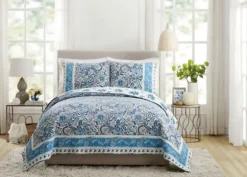 Bisou Floral King 3-Pc. Quilt Set-Kirkland's Home Flash Sale