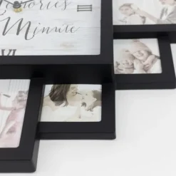 Black 12 Photo Frame Collage Clock-Kirkland's Home Cheap
