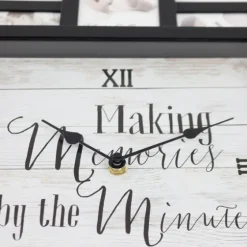 Black 12 Photo Frame Collage Clock-Kirkland's Home Cheap
