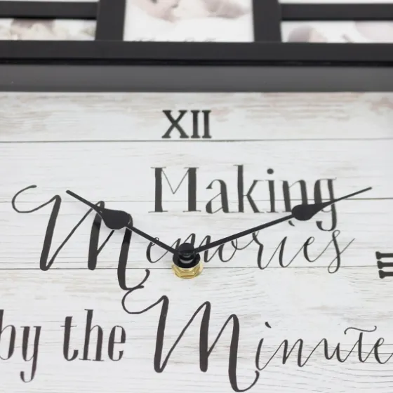 Black 12 Photo Frame Collage Clock-Kirkland's Home Cheap