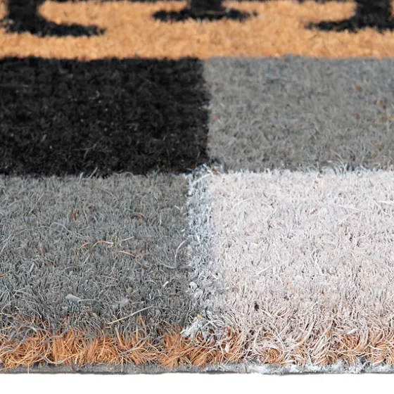 Black And White Buffalo Check Doormat-Kirkland's Home Sale