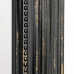 Black Beaded Frame Beveled Vanity Wall Mirror-Kirkland's Home Outlet