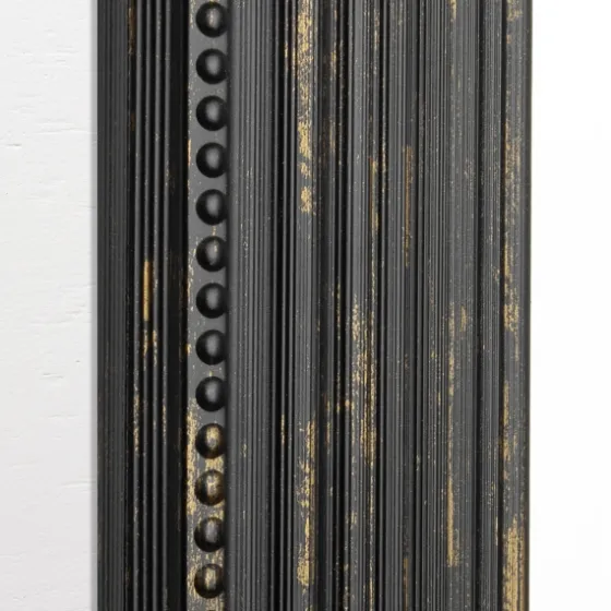 Black Beaded Frame Beveled Wall Mirror-Kirkland's Home Discount