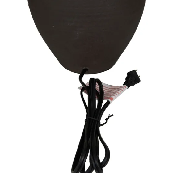 Black Ceramic Hourglass Simple Large Table Lamp-Kirkland's Home Hot