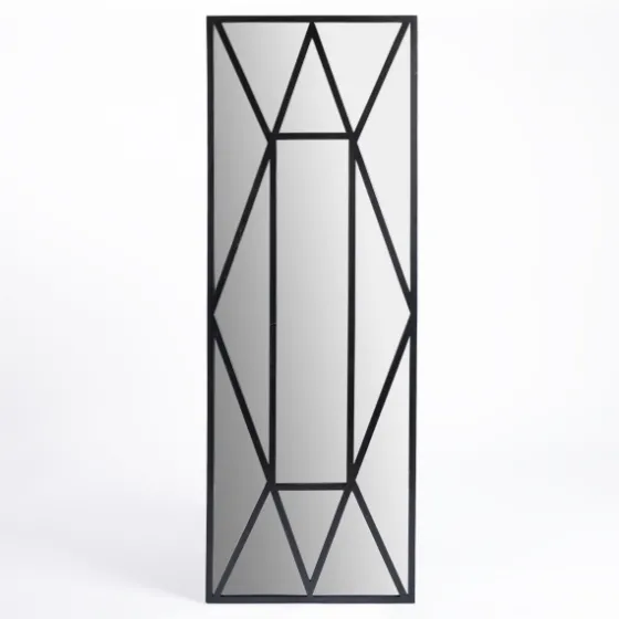 Black Cross Pane Leaner Mirror-Kirkland's Home Cheap