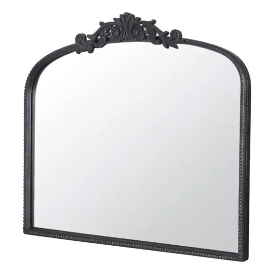 Black Floral Scroll Wall Mirror-Kirkland's Home Fashion