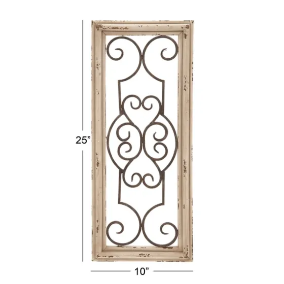 Black Metal Farmhouse Scroll Wall Plaque-Kirkland's Home Fashion