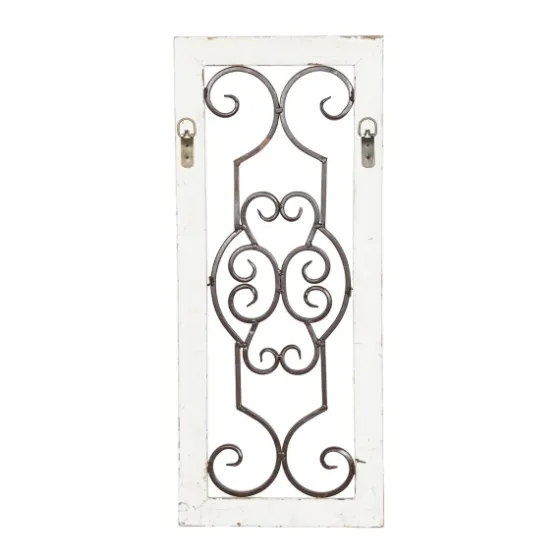 Black Metal Farmhouse Scroll Wall Plaque-Kirkland's Home Fashion