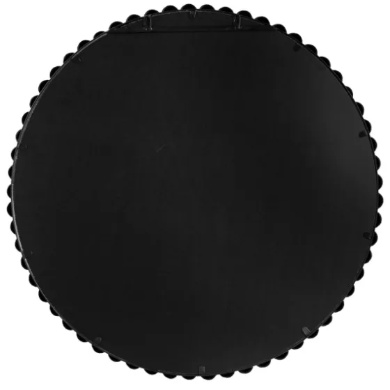 Black Metal Round Beaded Wall Mirror-Kirkland's Home Best