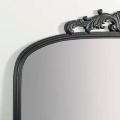 Black Ornate Scroll Bordeux Leaner Mirror-Kirkland's Home Cheap