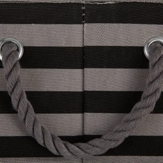 Black Paw Patch Stripe Rectangle Pet Basket-Kirkland's Home Flash Sale