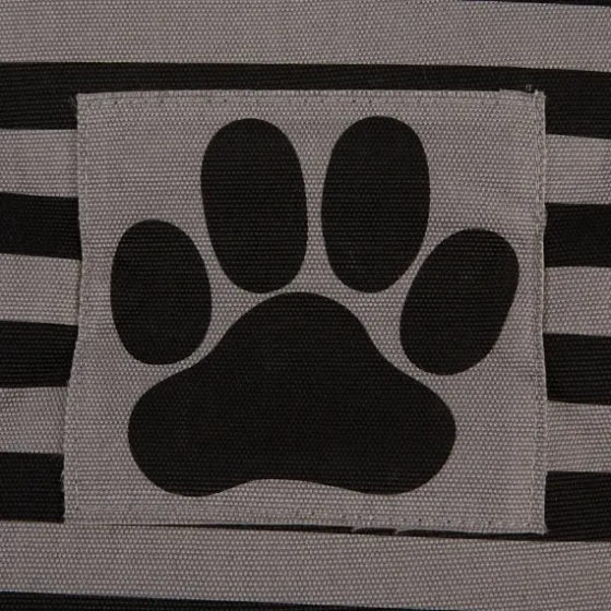 Black Paw Patch Stripe Rectangle Pet Basket-Kirkland's Home Flash Sale